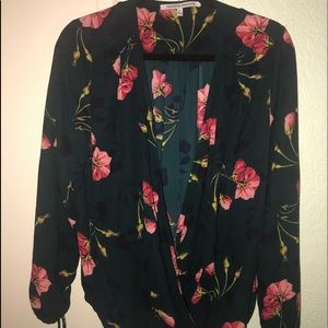 Collective Concepts Aimee Tie Detail Surplice Top